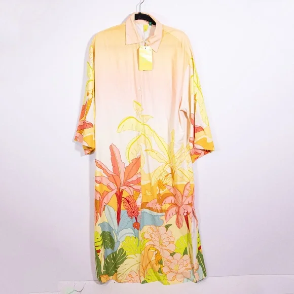 FARM Rio | Dresses | New Farm Rio Shirt Dress Button Front Leopard Cheetah Animal Print Luau Midi L | Poshmark FARM Rio | Dresses | New Farm Rio Shirt Dress Button Front Leopard Cheetah Animal Print Luau Midi L | Poshmark